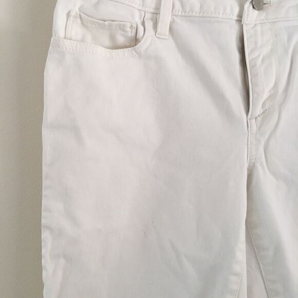 Ann Taylor Factory White Curvy Soft Brushed Pants | Size 4 - Picture 6 of 6
